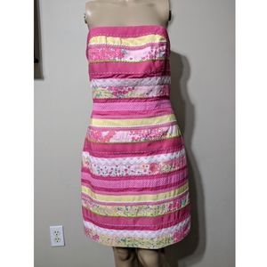 Lilly Pulitzer Tube Strapless Knee Length Dress